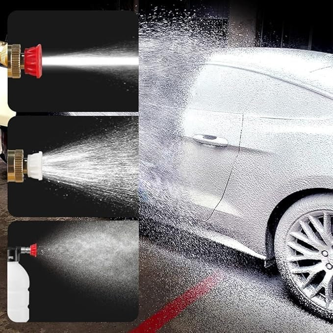 48V Cordless Wireless Car Wash Spray Gun | High-Pressure Foam Jet Washer | Rechargeable Lithium Battery | Portable Car, Bike & Outdoor Cleaner