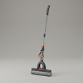 Self-Squeeze Sponge Mop | Hands-Free Floor Cleaning | Highly Absorbent Sponge | Stainless Steel Handle | Home & Kitchen