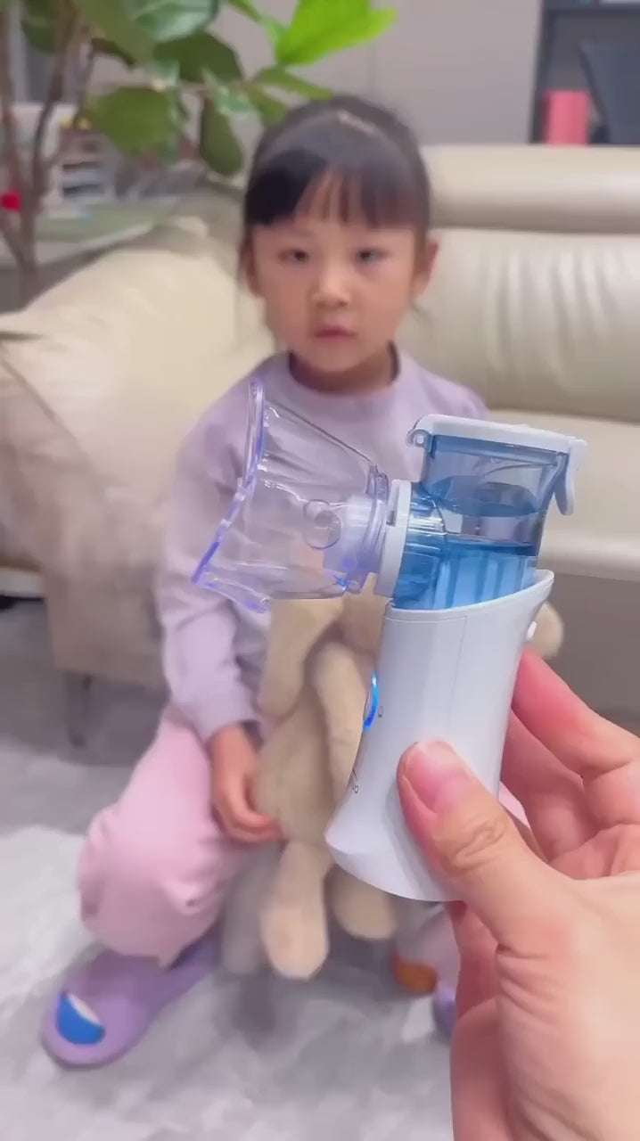 Portable Mesh Nebulizer – Quiet, Low Power Personal Respiratory Inhaler